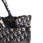 Dior Oblique Book Tote Canvas Navy — view 8