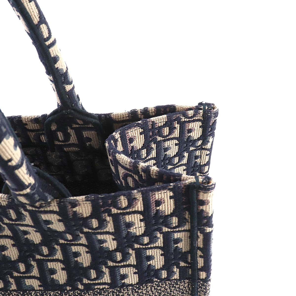 Dior Oblique Book Tote Canvas Navy — view 8