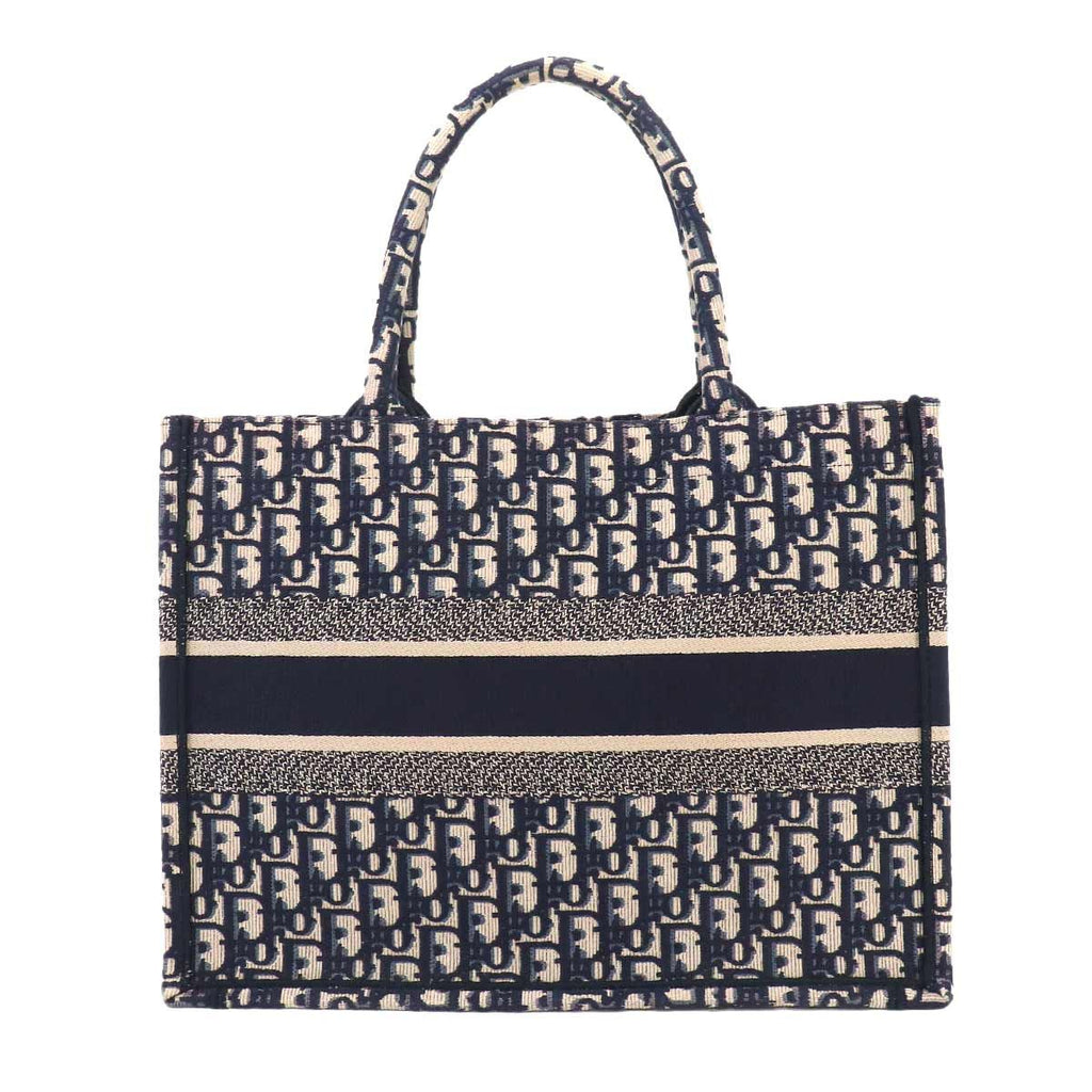 Dior Oblique Book Tote Canvas Navy — view 3