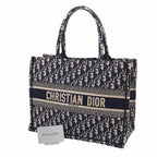 Dior Oblique Book Tote Canvas Navy — view 2