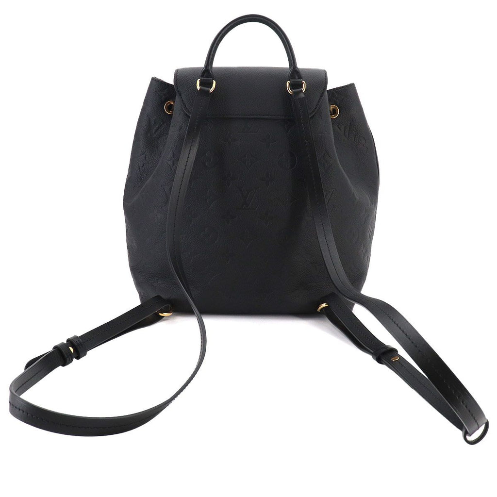 Louis Vuitton Monogram Empreinte Montsouris PM Backpack Leather Noir — view 3