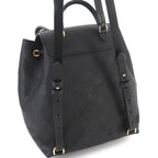 Louis Vuitton Monogram Empreinte Montsouris PM Backpack Leather Noir — view 8