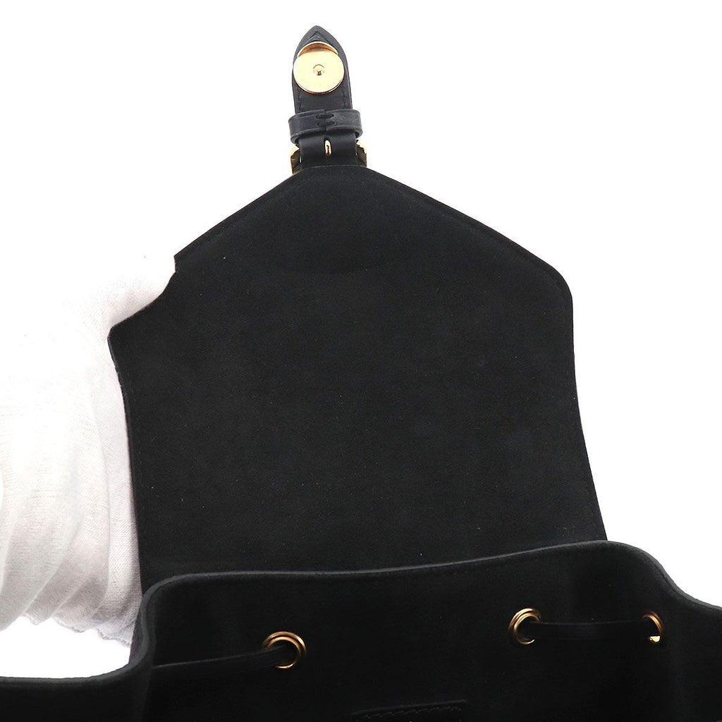 Louis Vuitton Monogram Empreinte Montsouris PM Backpack Leather Noir — view 9