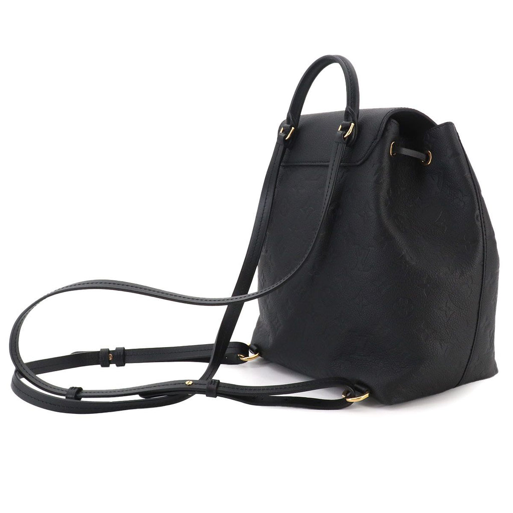 Louis Vuitton Monogram Empreinte Montsouris PM Backpack Leather Noir — view 4
