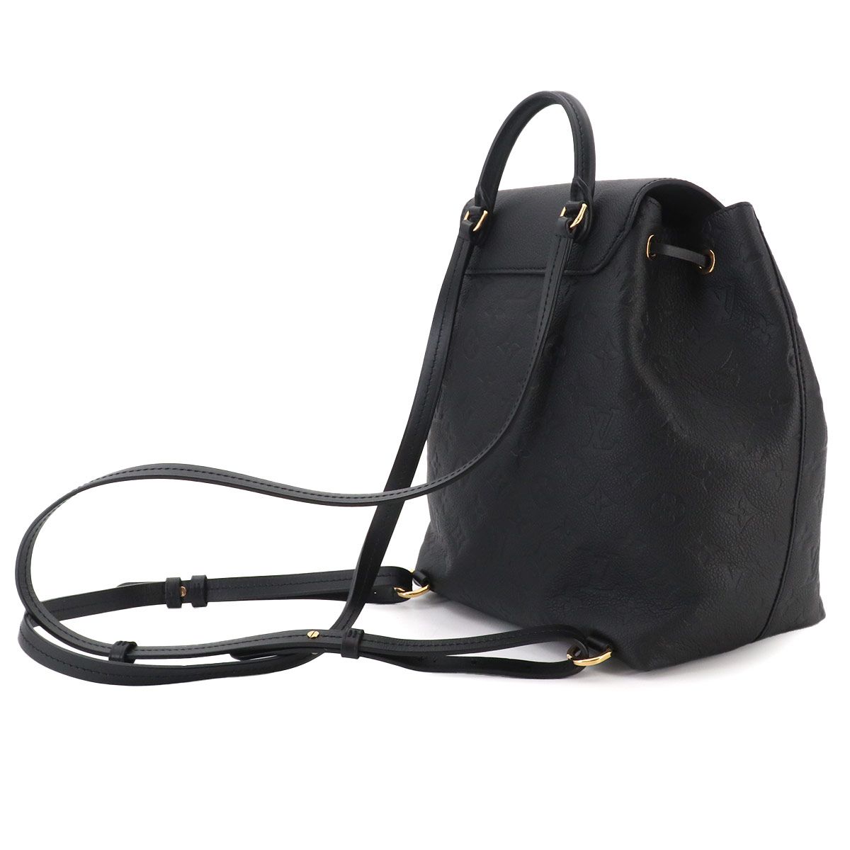 Louis Vuitton Monogram Empreinte Montsouris PM Backpack Leather Noir — view 4