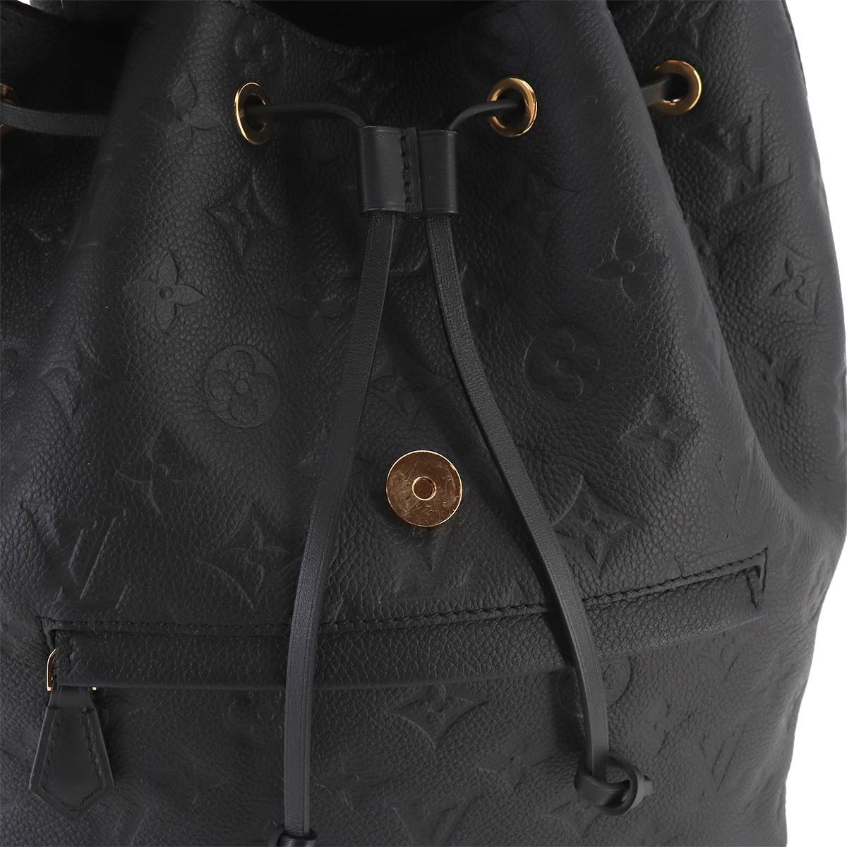 Louis Vuitton Monogram Empreinte Montsouris PM Backpack Leather Noir — view 7