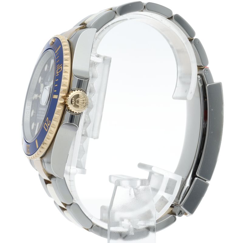 Rolex Submariner Date Watch Blue Box 18k Yellow Gold SS — view 3
