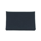 Hermes Calvi Duo Leather Black Silver Coin Case Box