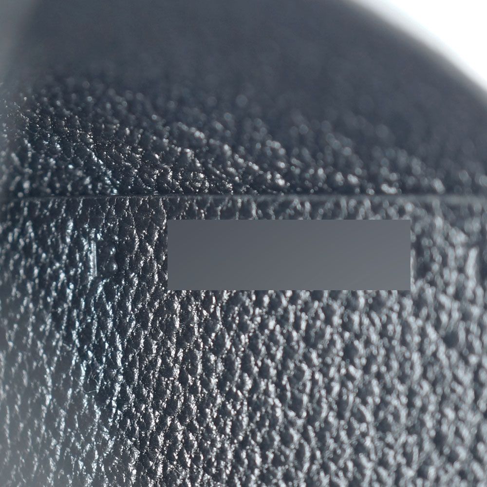 Hermes Calvi Duo Leather Black Silver Coin Case Box — view 9