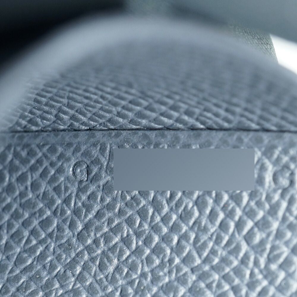 Hermes Calvi Duo Leather Ardoise Gray Silver Coin Case Box — view 9