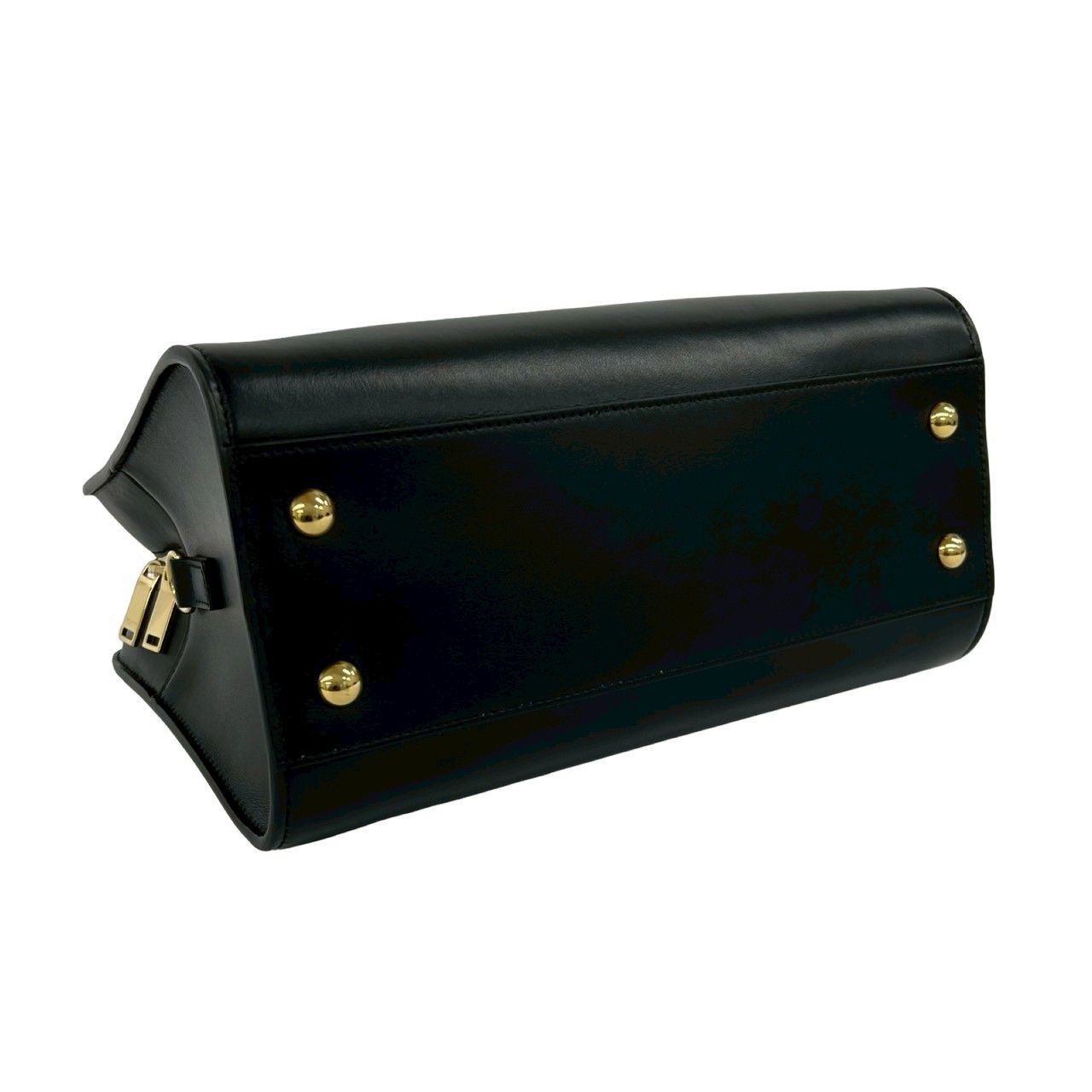 Saint Laurent Baby Cabas YSL Leather 2-Way Shoulder Bag Black — view 7