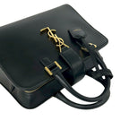 Saint Laurent Baby Cabas YSL Leather 2-Way Shoulder Bag Black — view 4
