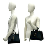 Saint Laurent Baby Cabas YSL Leather 2-Way Shoulder Bag Black — view 2