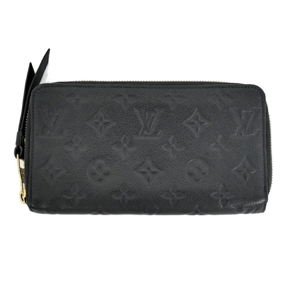 Louis Vuitton Portefeuille Cles Black Monogram Empreinte Wallet Leather