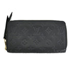 Louis Vuitton Portefeuille Cles Black Monogram Empreinte Wallet Leather