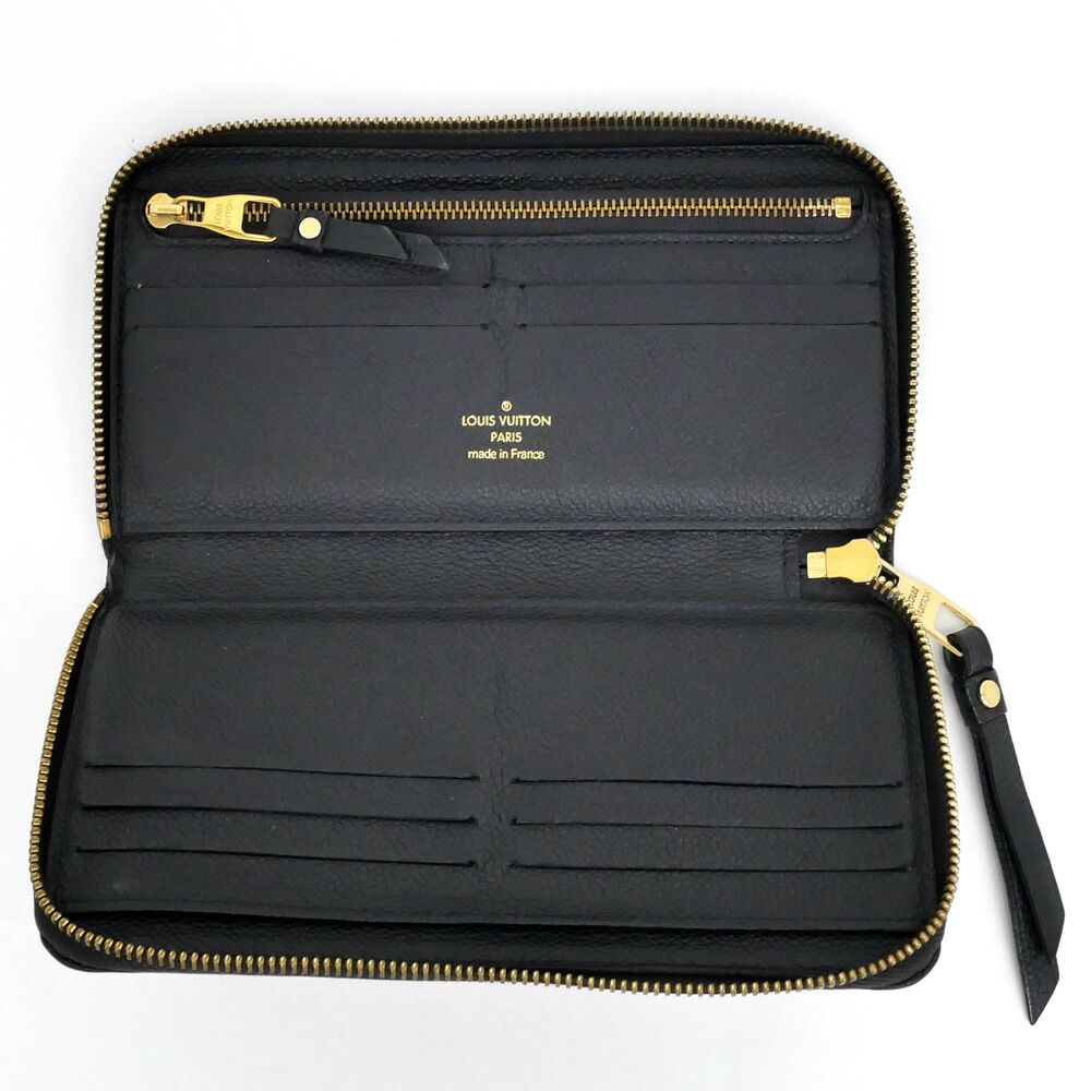 Louis Vuitton Portefeuille Cles Black Monogram Empreinte Wallet Leather — view 6