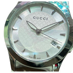 Gucci Timeless Watch SS Quartz White Dial 126.5 — view 4