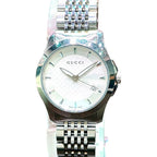 Gucci Timeless Watch SS Quartz White Dial 126.5