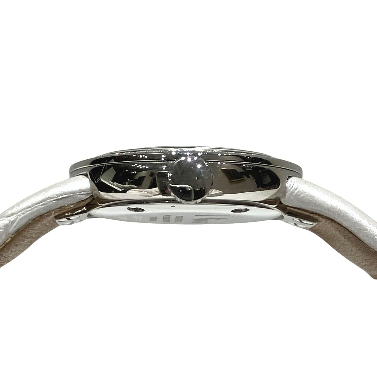 Dior Watch SS Leather Quartz White Shell Dial — view 9