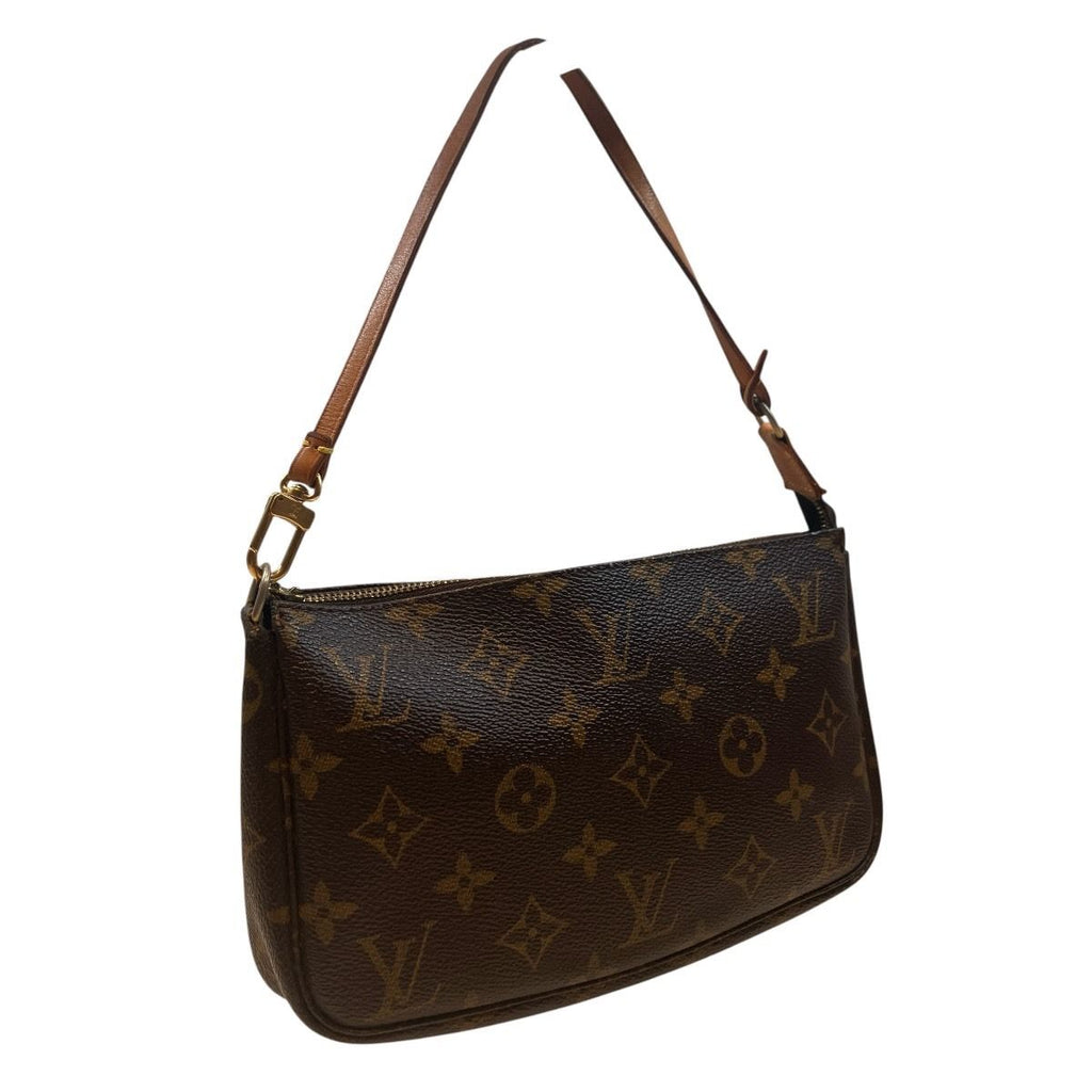 Louis Vuitton Pochette Monogram Handbag Canvas — view 6