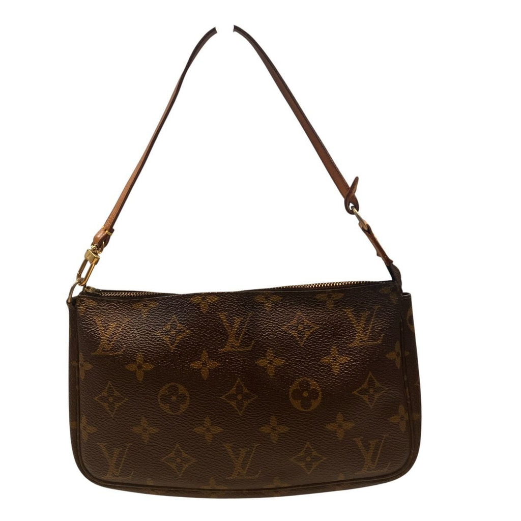 Louis Vuitton Pochette Monogram Handbag Canvas