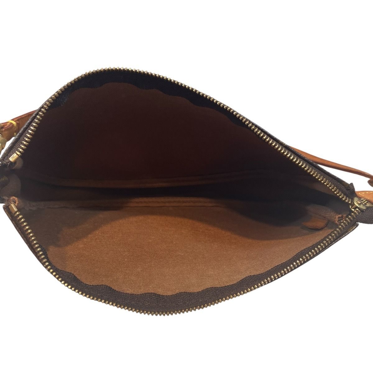 Louis Vuitton Pochette Monogram Handbag Canvas — view 8