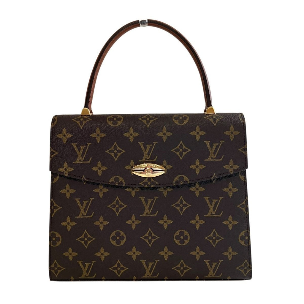 Louis Vuitton Malesherbes Monogram Handbag Canvas