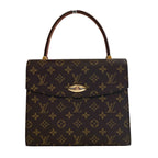 Louis Vuitton Malesherbes Monogram Handbag Canvas