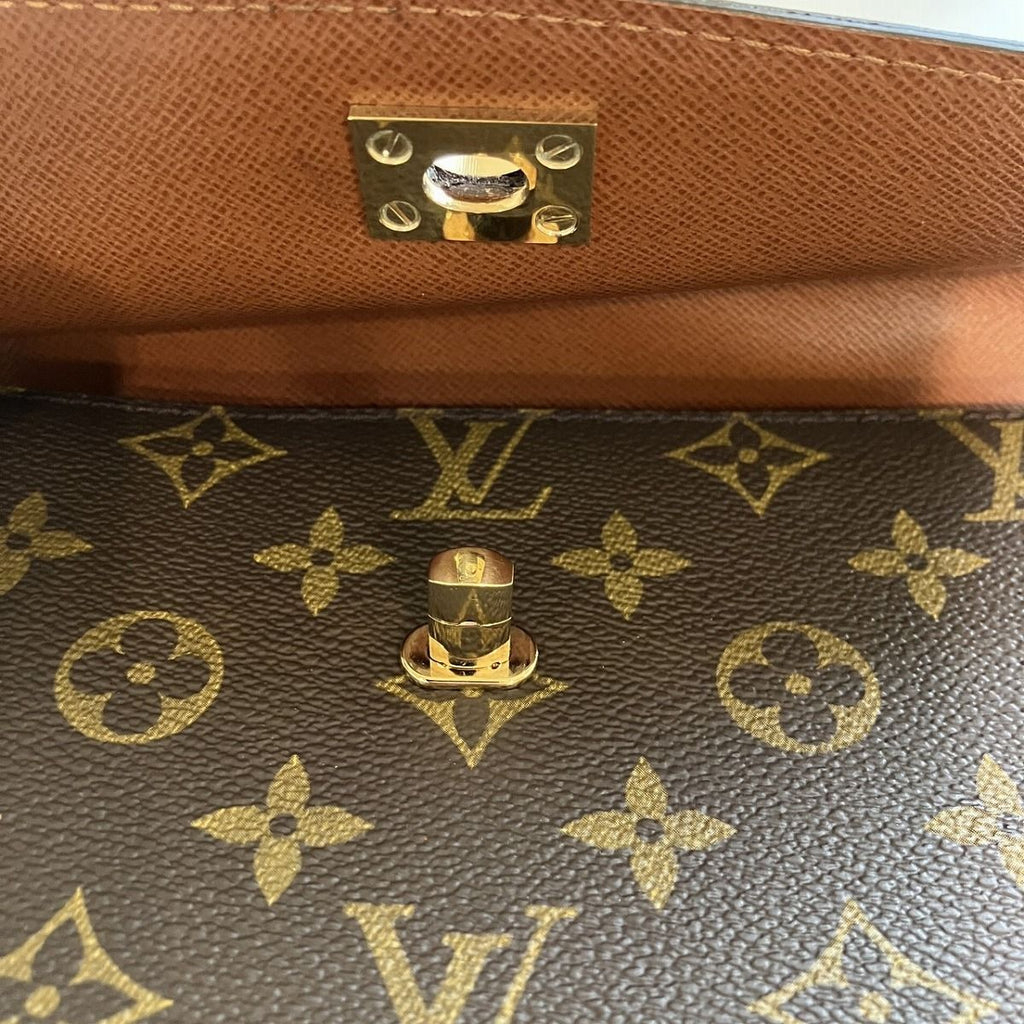 Louis Vuitton Malesherbes Monogram Handbag Canvas — view 8