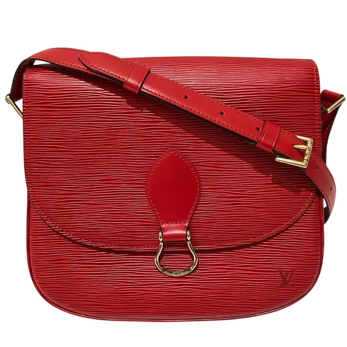 Louis Vuitton Saint Cloud Epi Shoulder Bag Leather
