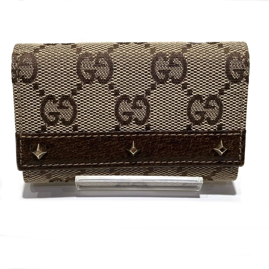 Gucci GG Canvas Key Case Key Holder