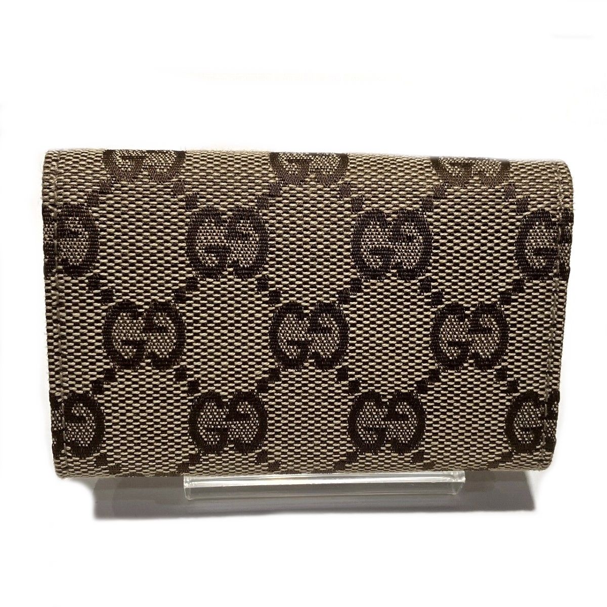 Gucci GG Canvas Key Case Key Holder — view 2