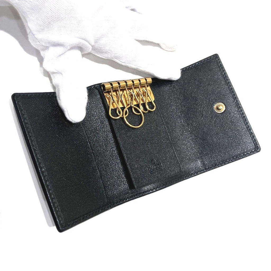 Gucci Diana Bamboo Key Case Leather Key Holder — view 3