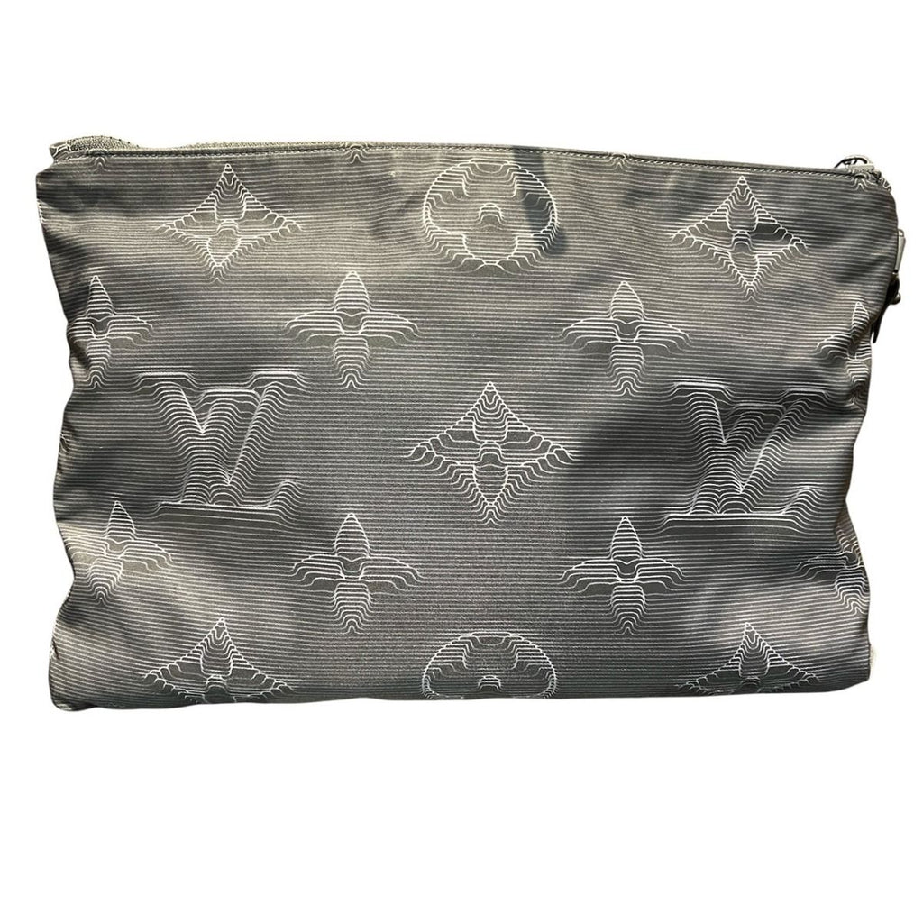 Louis Vuitton Pochette Reversible Monogram Clutch Nylon Canvas — view 2