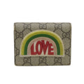 Gucci Half Wallet GG Supreme Bifold Leather