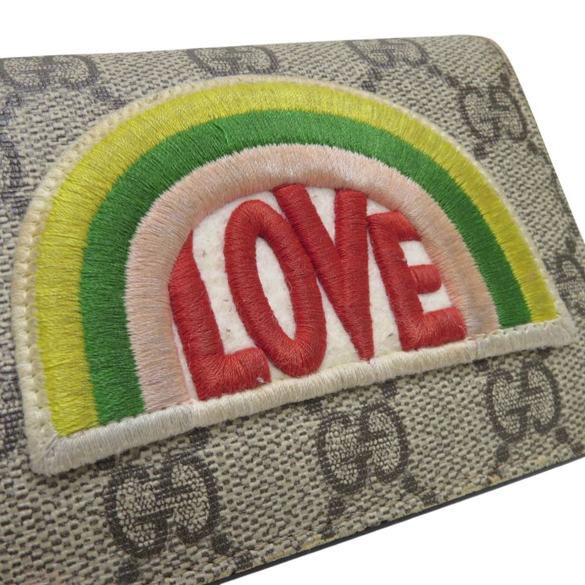 Gucci Half Wallet GG Supreme Bifold Leather — view 9
