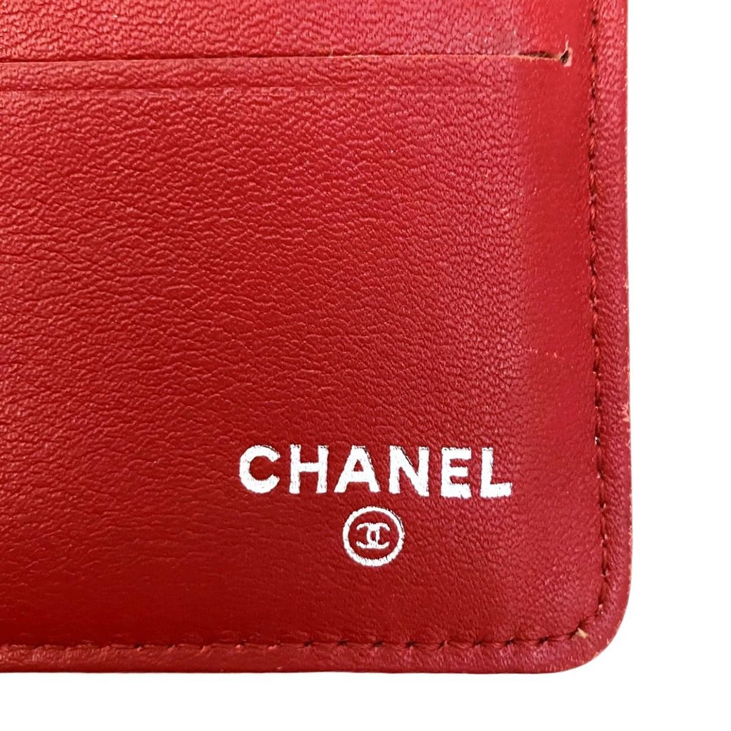 Chanel Coco Trifold Wallet Caviar Leather — view 4