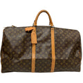 Louis Vuitton Keepall 60 Monogram Boston Bag Canvas