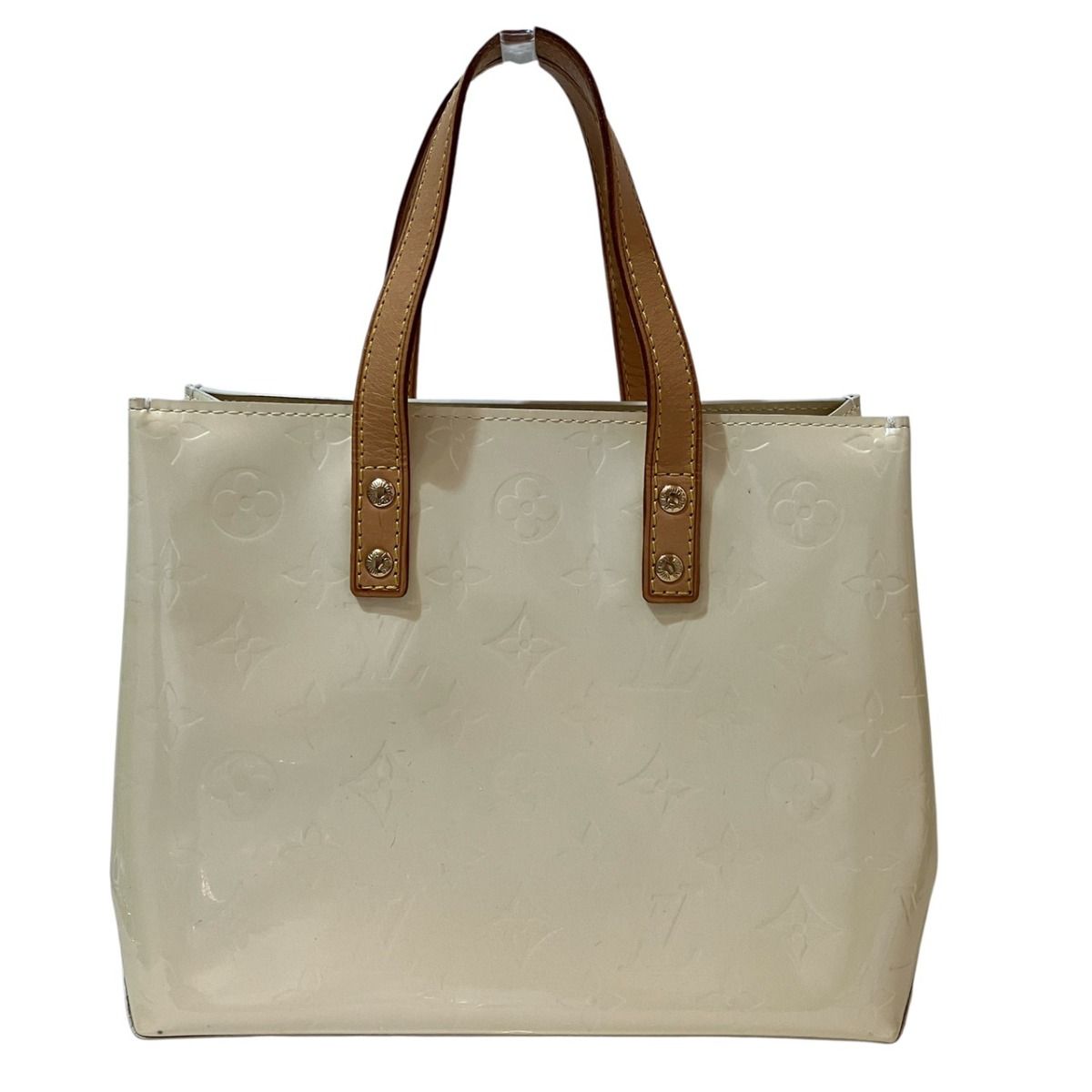 Louis Vuitton Reed PM Vernis Handbag Calfskin Leather