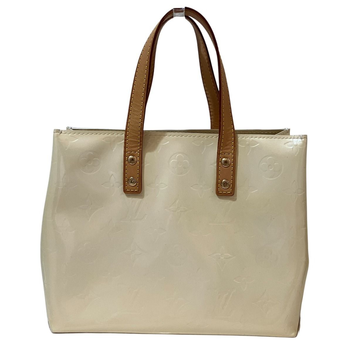 Louis Vuitton Reed PM Vernis Handbag Calfskin Leather — view 2