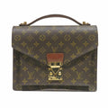 Louis Vuitton Monceau 28 Monogram Handbag Canvas
