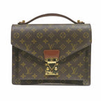 Louis Vuitton Monceau 28 Monogram Handbag Canvas