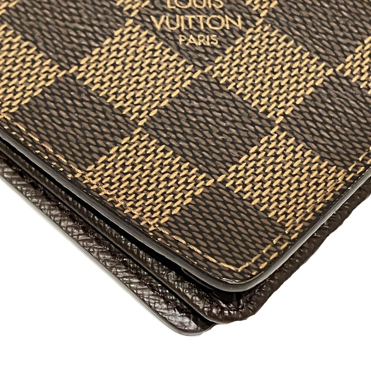 Louis Vuitton Card Holder Cles Damier Billfold Canvas — view 7