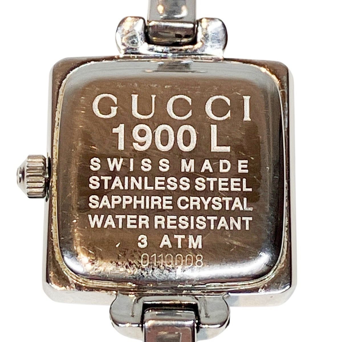 Gucci Watch SS Quartz Black Dial — view 5