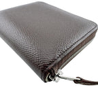 Hermes Compact Wallet Mini Card Coin Case Zip Azap Silk in — view 4