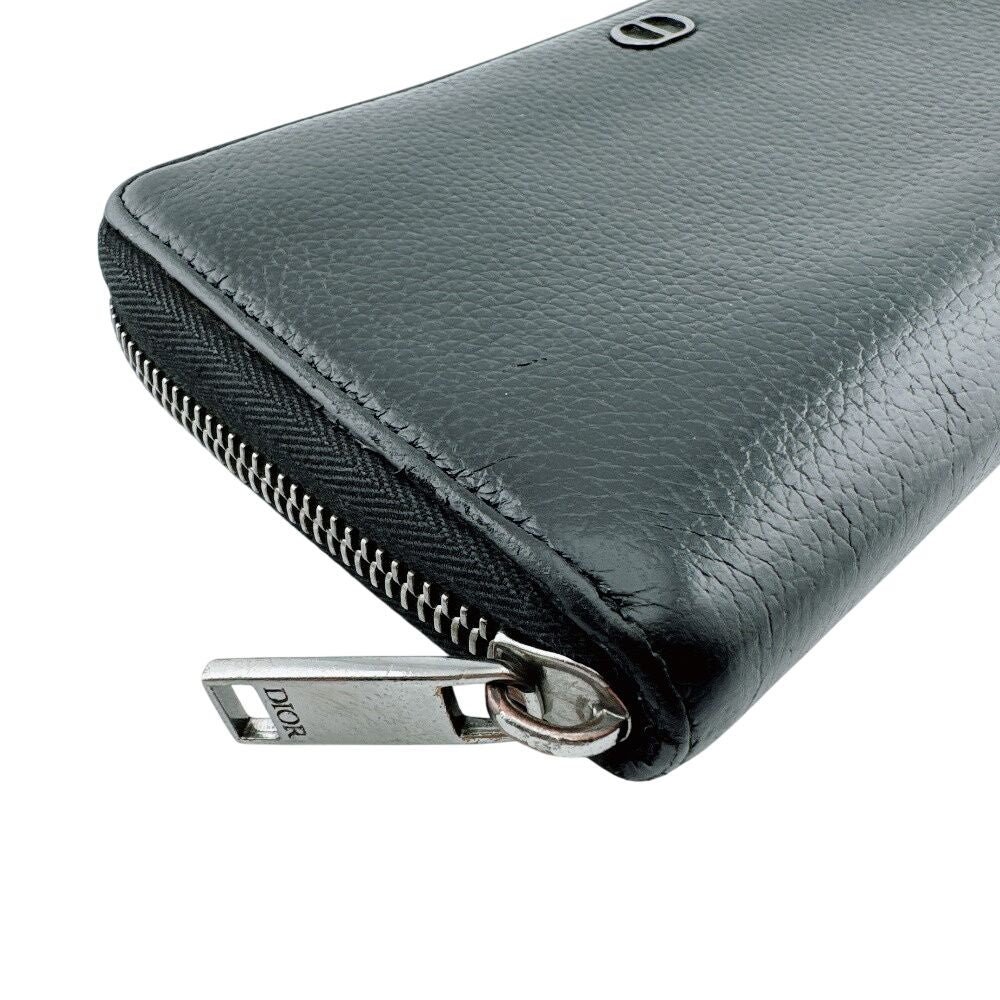 Dior Round Zip Wallet CD Logo — view 5