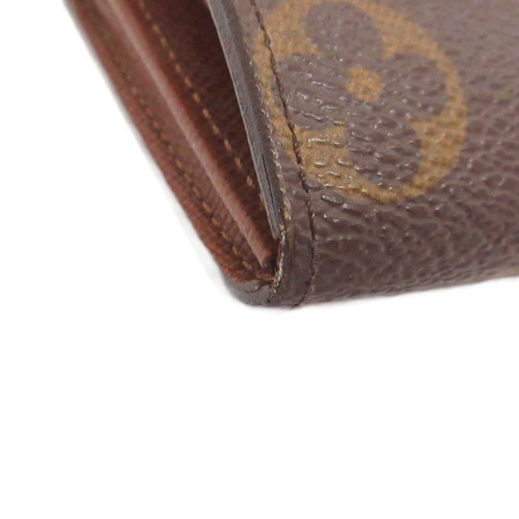 Louis Vuitton Coin Purse Porte-Monnaie Plastic Monogram Canvas Brown — view 7