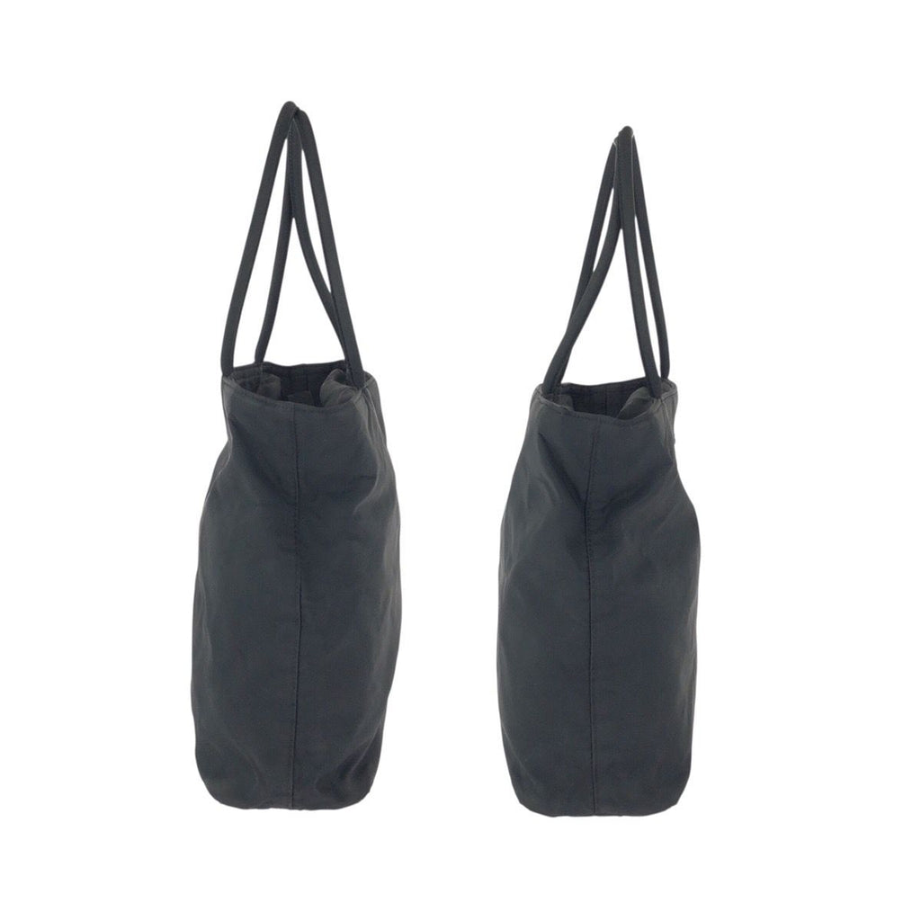 Prada Tessuto Black Silver Nylon Tote — view 8