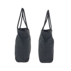 Prada Tessuto Black Silver Nylon Tote — view 8