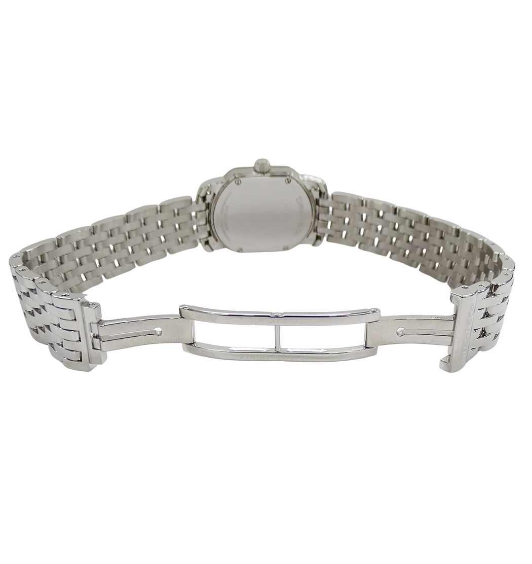 Tiffany & Co Watch Mark Coupe Date Quartz Stainless Steel Silver Polished — view 4